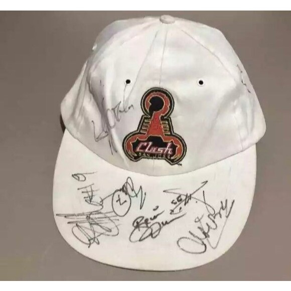 Vintage MLS  1996-1999 era San Jose Clash Autographed Souvenir Cap - Picture 1 of 5